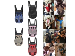 2026-mochila Portamascotas Ajustable Para Gatos Y Perros Con Diseño De Malla Transpirable Y Tallas S-xl M Rojo