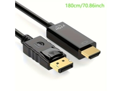 Adaptador de cable de audio y vídeo DisplayPort a HDTV. Tadvyyvayotoy