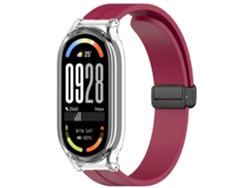 Pulsera de silicona HEXINYIGJLY para Xiaomi Band 10, color vino.
