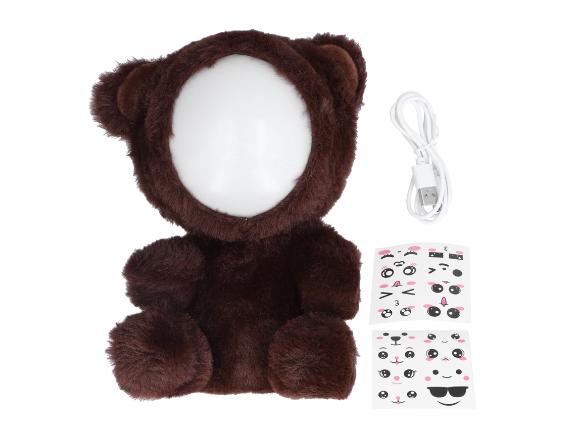 Lámpara De Mesa Led Nocturna Con Forma De Muñeco De Dibujos Animados Osito De Peluche Marrón, Decorativa, Regalo Para La Habitación De Niñas.