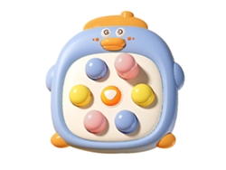 Mali brinquedo de Bater para Dedos Crianças Interativo Educacional Alivio Estresse Pato Velocidade Azul