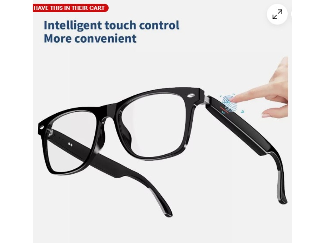 Gafas inteligentes Bluetooth inalámbricas, auriculares estéreo, altavoz de audio, manos libres