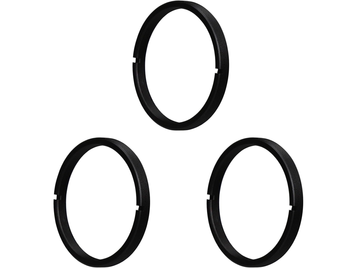 3 Adaptadores Convertidores De Telescopio Con Rosca Macho M48 X 0,75 Mm A Rosca M54 X 0,75 Mm