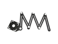 Localizador De Orificios De Aleación De Aluminio De Seis Pliegues Para Cerámica, Vidrio Y Azulejos - Multiángulo