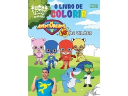 Libro O Livro De Colorir Os Aventureiros Vs Os Viloes de Luccas Neto (Portugués)