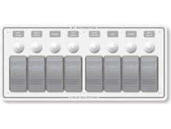 Painel BLUE SEA Water Resistant Panel 8 Position Blanco