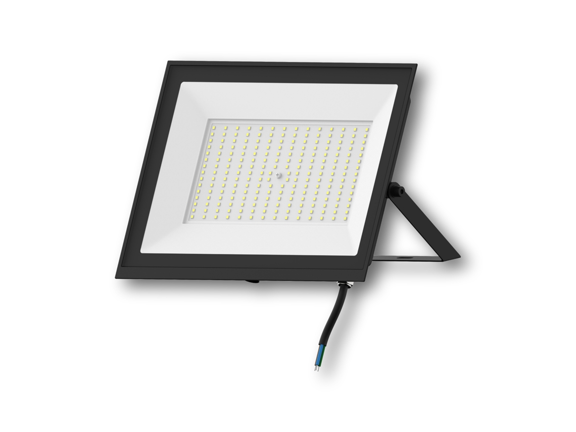 Foco Proyector LED 150W 120lm/W IP65 S3 5000K No Negro Blanco Frío LEDKIA