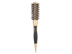 Peine Redondo Antiestático Con Aniones Portátil Cepillo De Estilo Salón Herramienta Peluquería Oro Y Negro 25mm