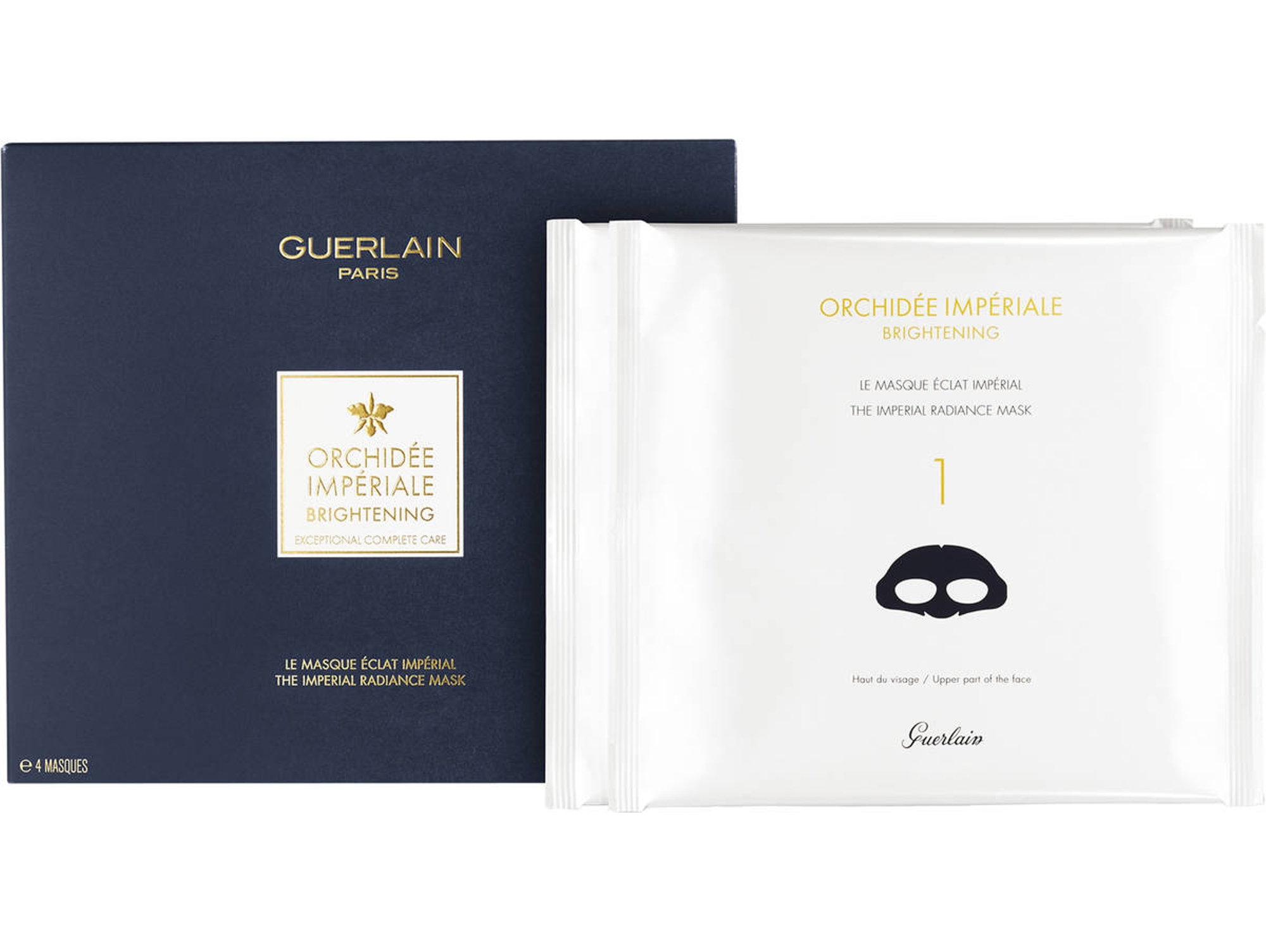 Mascarilla Facial GUERLAIN Orchidée Impériale Brightening (4 Unidades)