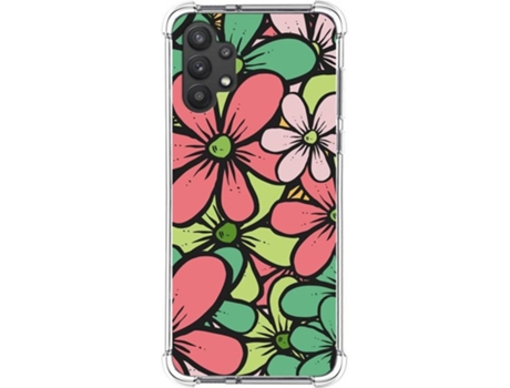 Carcasa Samsung Galaxy A32 5G TUMUNDOSMARTPHONE Dibujos Antigolpes Flores 02 Multicolor