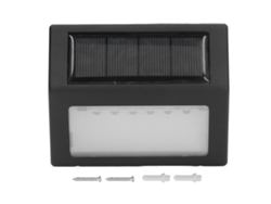 Lámpara de pared solar LED 2026 con 6 bombillas, función automática, vida útil de 10000 horas, tamaño pequeño para pasillo, escaleras, jardín y patio.