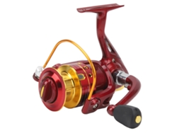 Carrete De Pesca Con 10 Rodamientos, Color Rojo, Relación De Engranajes 5.2:1, Carrete De Pesca Para Agua Salada.