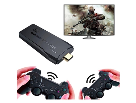 Consola Arcade Game Stick Lite 4K 64 GB HDMI + 2 Mandos InalámbricoS