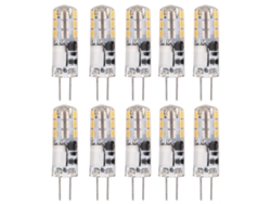 2026-10 Piezas Bombillas Led G4 24led 1.2w Pin Bi Fuente De Luz Para Techo Pared 12v Hogar