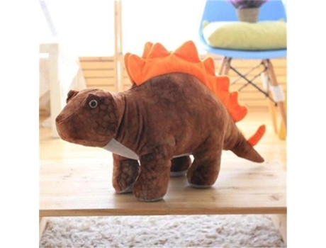 Simulación Dinosaurio Lindo Tyrannosaurus Triceratops Muñeca de Peluche de Juguete 70Cm Marrón