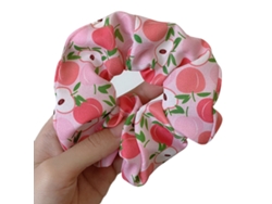 Gomas Elásticas Para El Pelo Scrunchies Suaves Con Patrones De Frutas, Accesorios De Pelo Grandes Para Niñas