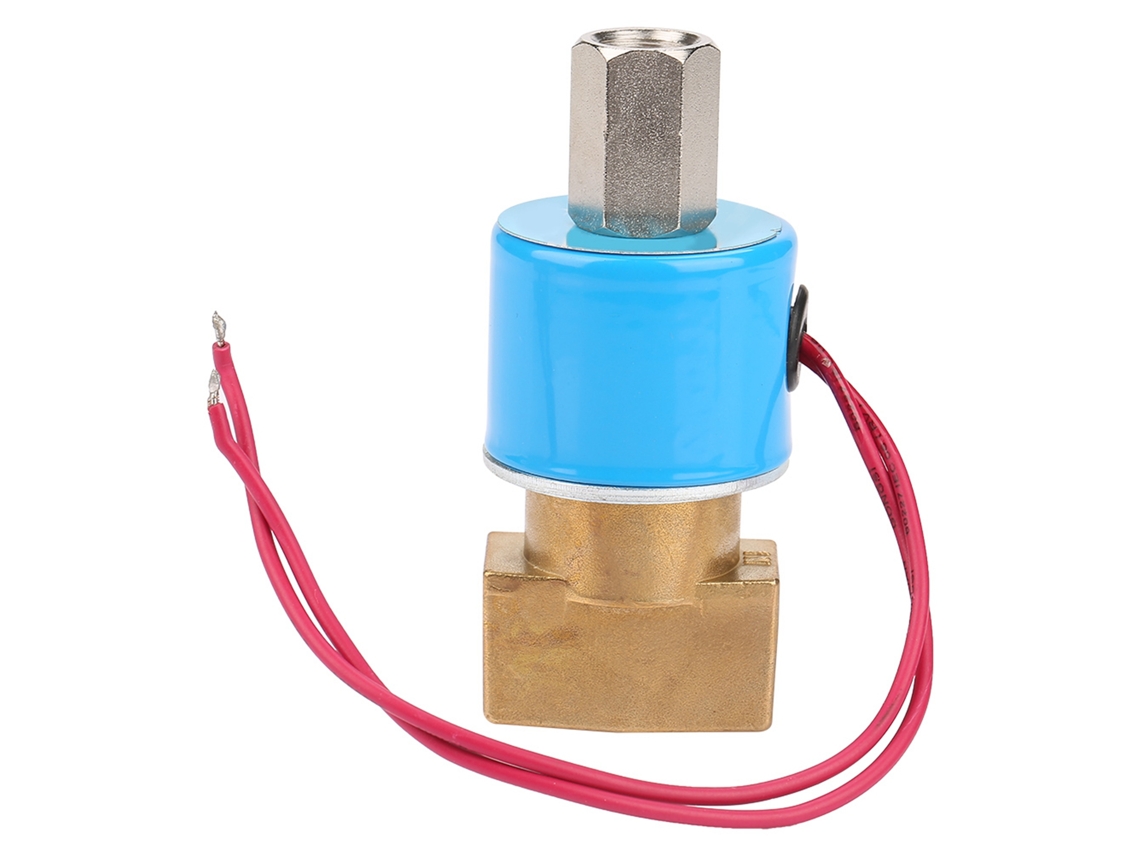 Válvula Solenoide De Acción Directa Ksd G1/4" De Latón Normalmente Cerrada Para Agua 0-0,9 Mpa (ca 110 V)