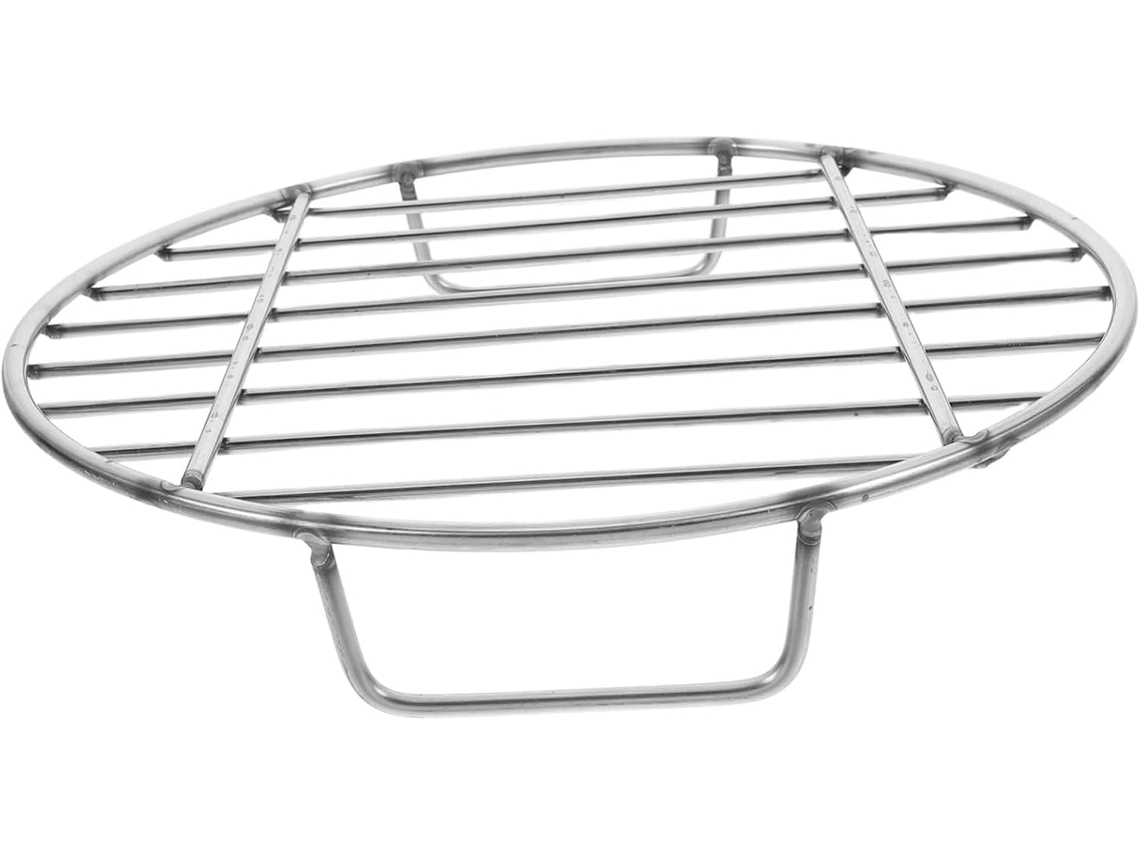 Parrilla portátil de acero inoxidable para hombre, repuesto para parrillas, ideal para fogatas y barbacoas. Parrilla portátil de acero inoxidable Gokoco.