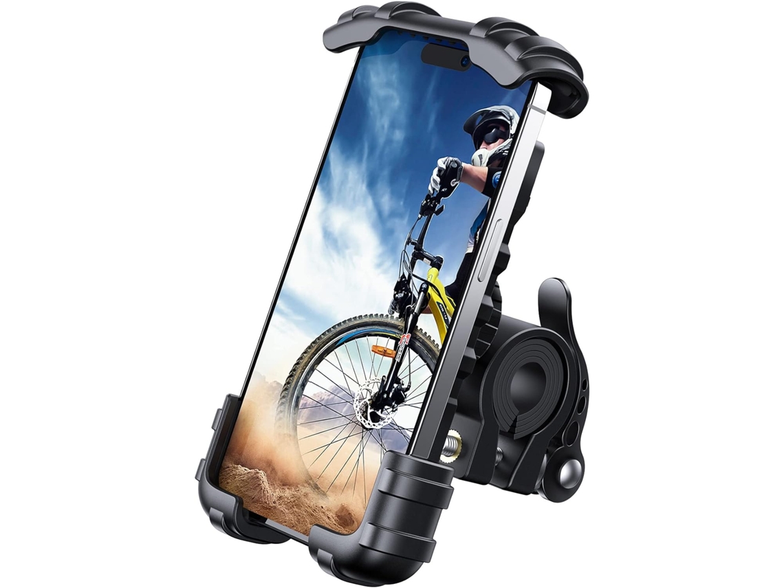 Soporte para Móvil de Bicicleta para Iphone 15 Pro Max/Plus 14 Pro Max S9 S10 y Más Smartphones de 4 7 a 6 8 Negro BISBISOUS