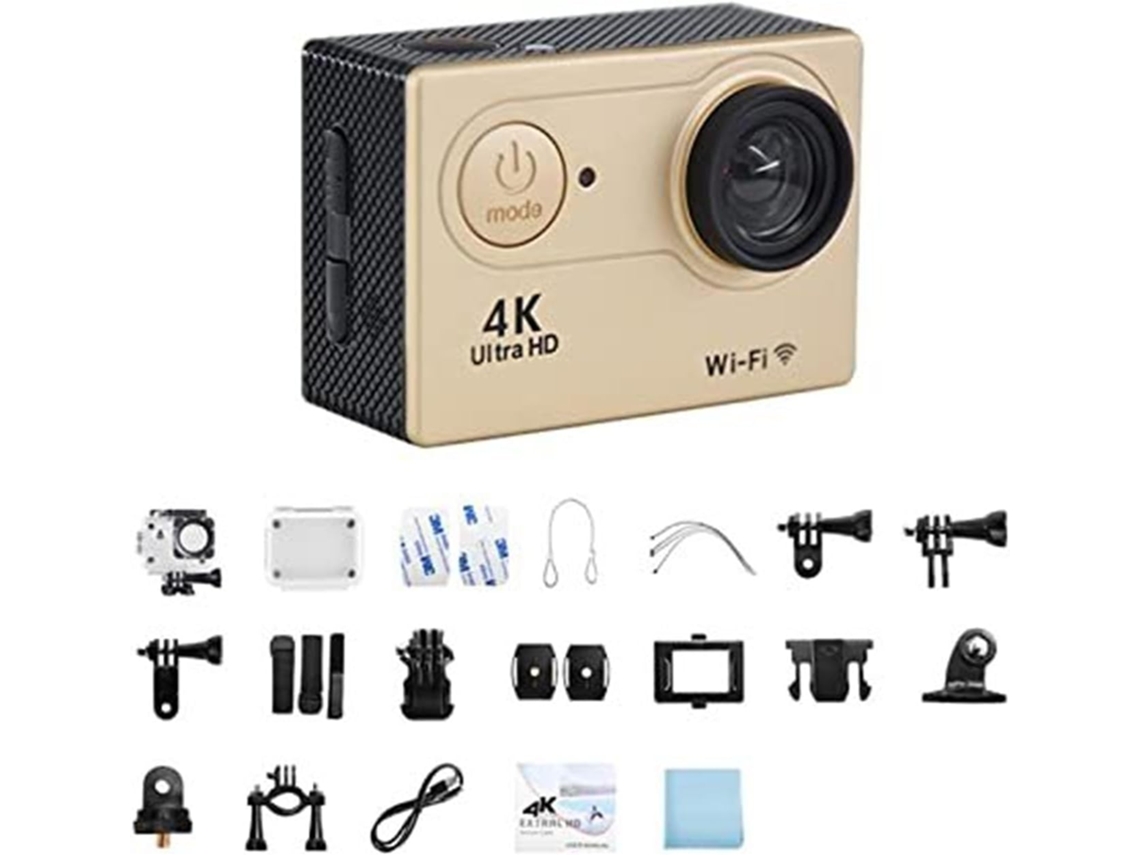 Cámara De Acción Con Estabilización De Imagen, Ultra Hd 4k A 30 Fps, Mini Cámara