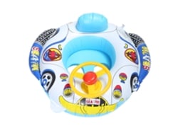 Assento Flutuante Infantil Cute Cartoon Para Bebê Com Aperto Lateral E Abertura Para Pernas
