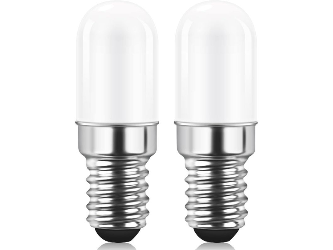 Bombilla Led E14 Para Frigorífico, 2w (equivalente A 15w), Blanco Cálido 3000k, Paquete De 2