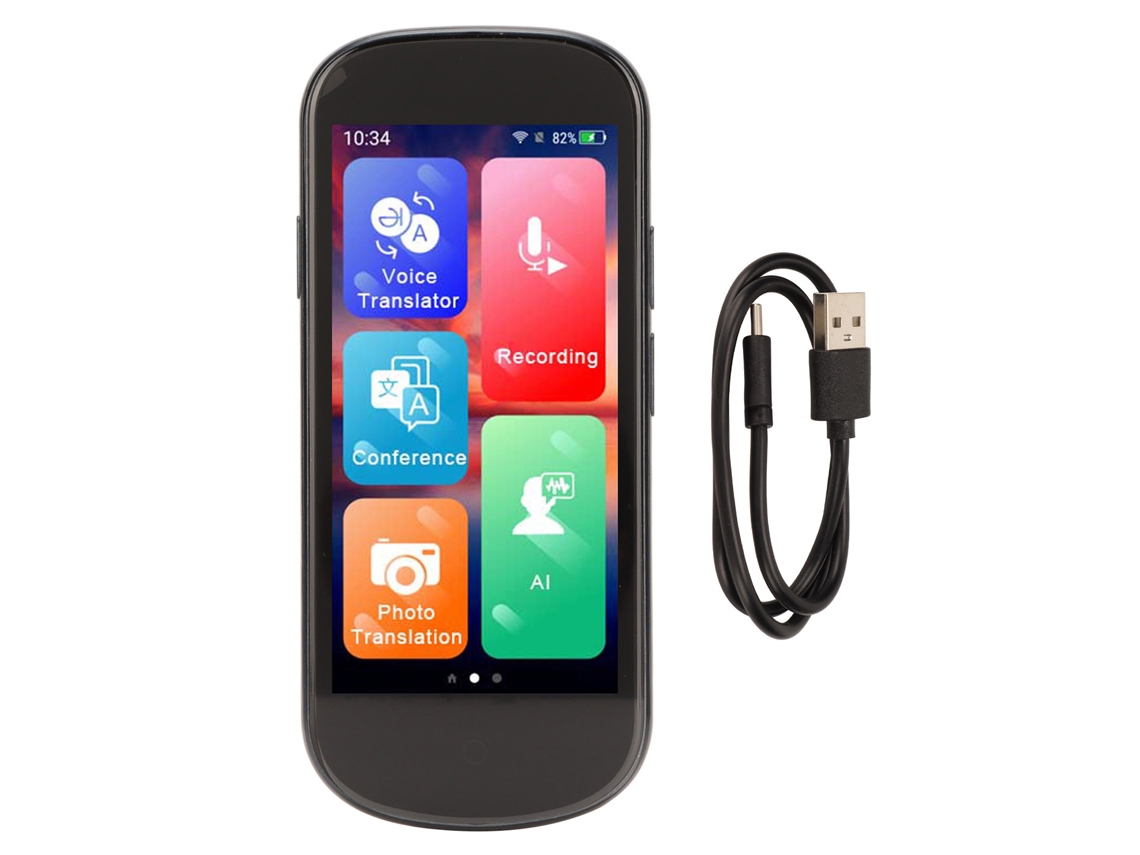 Smart Translator 109 Idiomas Pantalla De 4.0 Pulgadas Dispositivo De Traducción Por Voz Y Foto Con Wifi