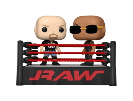 Figura FUNKO pop! momento wwe the rock vs stone ring de lucha libre modelo 2 pack | 54661
