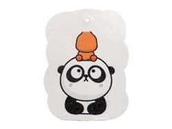Esponjas De Pulpa De Madera Comprimida Con Diseño De Dibujos Animados Para La Limpieza De La Cocina.