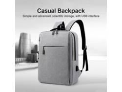 Mochila para portátil, mochila de negocios, mochila de viaje ligera de alta capacidad de 14 l con puerto de carga USB