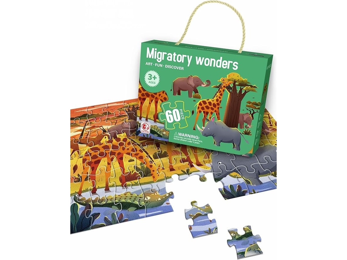 Puzzle Maravillas Migratorias 60 Piezas Ref 88610 Nuevo