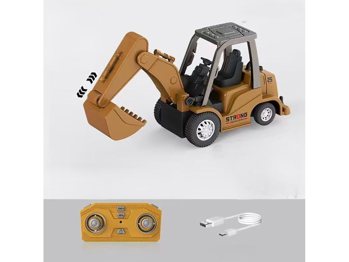 3m651 M652 M653 Rtr 1/64 2.4g Mini Rc Carretilla Excavadora Bulldozer App Ingeniería Escritorio Colección Regalo Niños