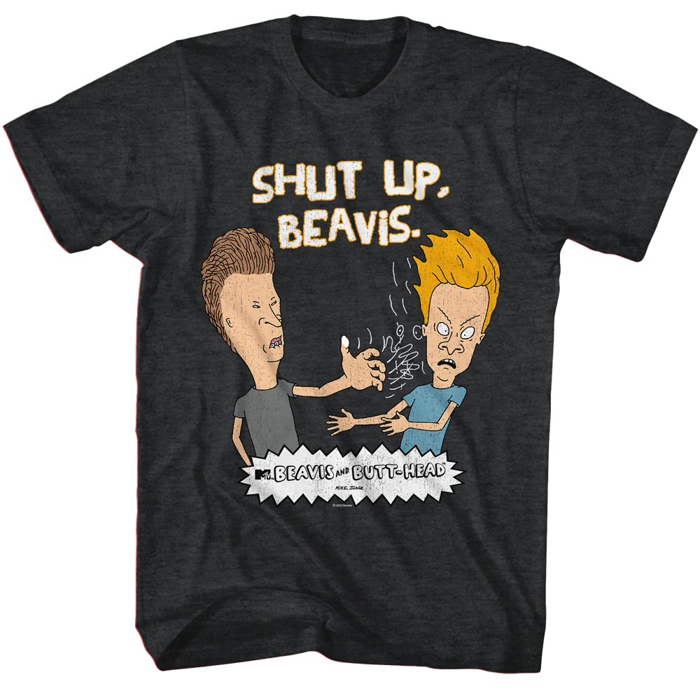 Beavis And Butt Head Shut Up Beavis T-shirt Unisex Rockinstone Size:xl