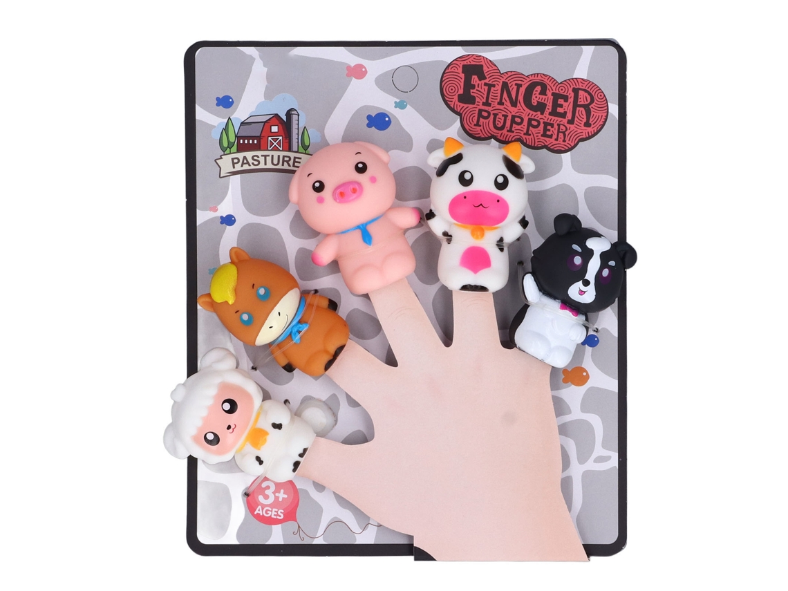 Juego De Marionetas De Dedo De Animales: Juguete Interactivo Para Contar Cuentos Para Niños.