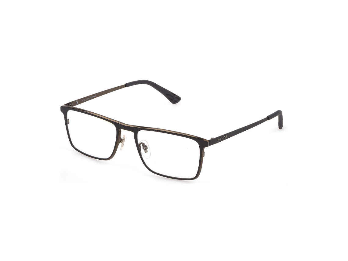 Montura De Gafas Hombre Police Vplb59-5408ht (verde - Metal - 145 Mm - Ø 54 Mm)