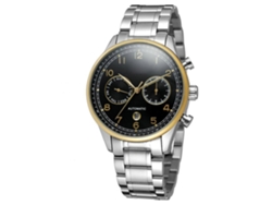 Reloj De Pulsera Automático Forsining Para Hombre De Acero Inoxidable Cuadro Redondo