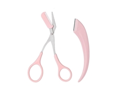 Kit De Herramientas Para Dar Forma A Las Cejas, Tijeras Recortadoras Con Peine Pequeño - 2 Piezas