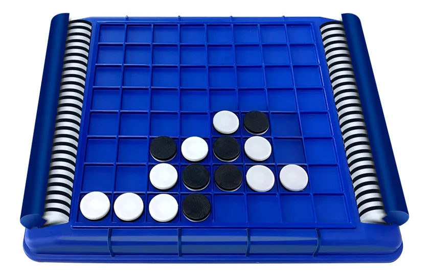 Juego de ropa de cama reversible Othello de 20 piezas en blanco y negro para niños