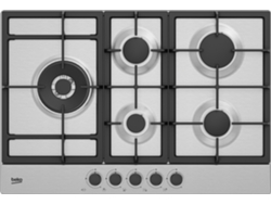 HIAL75225SXE placa Aço inoxidável Embutido 75 cm Gás 5 zona(s) BEKO