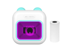 Mini impresora térmica portátil instantánea con Bluetooth para fotos y pegatinas en Android e iOS.