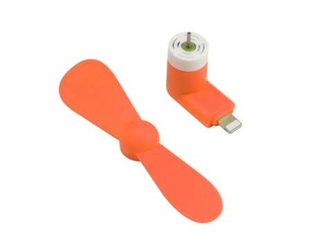 Mini Ventilador SLOWMOOSE Portátil USB para Smartphone iPhone Naranja