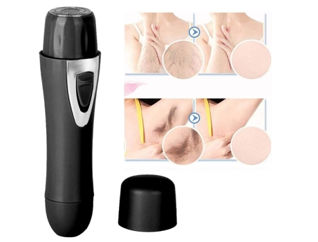 Mini Depiladora Eléctrica BISBISOUS Facial Cuerpo Axilas Pierna Depilación Negro