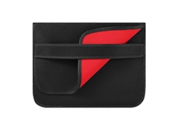 Bolso para portátil con forro de neopreno y compartimento horizontal con solapa.