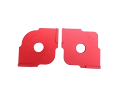 Plantilla De Radio De Esquina Quickjig De 2 Piezas, Plantilla De Posicionamiento Semicircular Para Carpintería.
