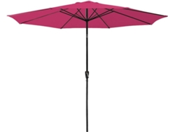 Sombrilla HAPPY GARDEN Hapuna (Rosa - Aluminio - 330 X 242 Cm)
