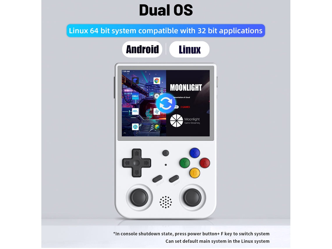 Consola de juegos portátil retro (compatible con Wi-Fi 5G y transmisión de batallas en línea)