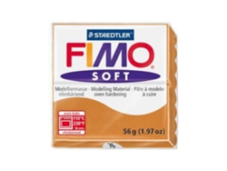 Pasta Para Modelar Staedtler Fimo Soft 56 Gr Cor Coñac