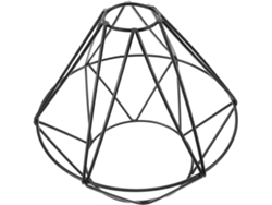 Pantalla Decorativa De Alambre Calado Para Lámpara De Techo, Diseño Metálico Retro Para Crear Un Ambiente Cálido.