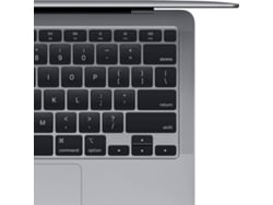 Macbook Air APPLE MGN63Y/A Gris Espacial (13.3'' - Apple M1 - RAM: 8 GB - 256 GB SSD - Integrada) — MacOS Big Sur