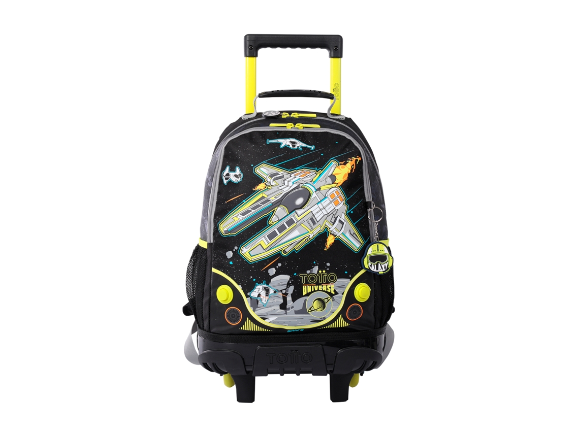 Mochila Infantil Con Ruedas Mediana Spaceship